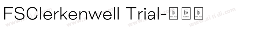 FSClerkenwell Trial字体转换 FSClerkenwell Trial字体转换